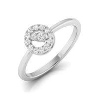 A silver ring featuring a double-halo diamond setting with a central marquise-cut diamond, shown on a clean white background. white gold