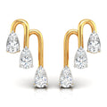 Daily Spark Cascade Arc Diamond Stud Earrings