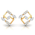 Daily Spark Kite Frame Diamond Stud Earrings