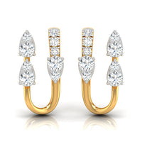 Daily Spark Wishbone Spray Diamond Stud Earrings