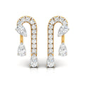 Daily Spark Arch Drop Diamond Stud Earrings