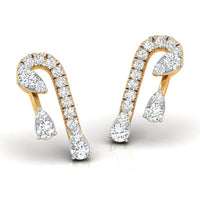 Daily Spark Arch Drop Diamond Stud Earrings