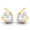 Daily Spark Chevron Kite Diamond Stud Earrings