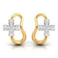 Daily Spark Infinity Bloom Diamond Stud Earrings